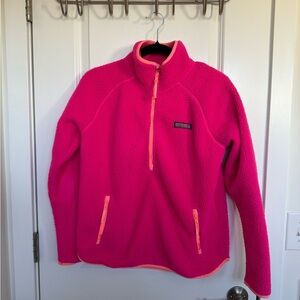 Vineyard Vines Sherpa Fleece Half Zip Jacket XS